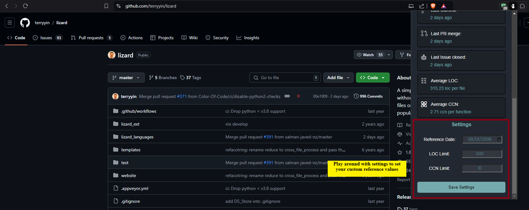 LegacyLens: Legacy Scoring for GitHub Repositories